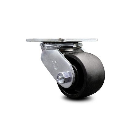 Service Caster 3.25 Inch Glass Filled Nylon Wheel Swivel Caster with Ball Bearing SCC SCC-30CS3420-GFNB